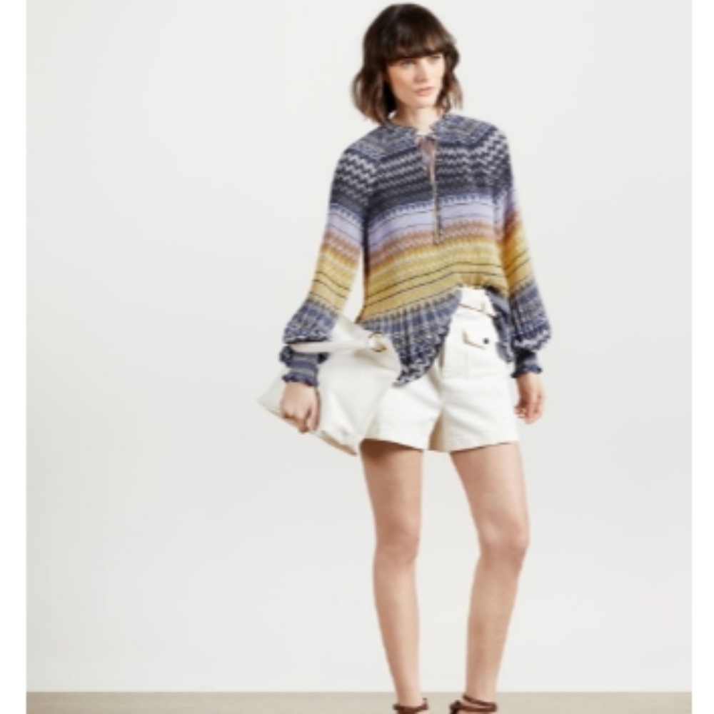 Ted Baker Pleat Detail Top NWT Size 1 Small